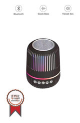 Torima Gts-2150 3 W Işıklı Taşınabilir Siyah Bluetooth Kulaklık