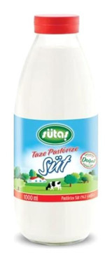 Sütaş Taze Pastörize Süt 1lt