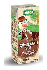 Sütaş Pastörize Çikolatalı Süt 180 ml