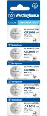Westinghouse CR2016 3 V Lityum Düğme Pil 5'li