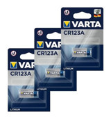 Varta CR123A 3 V Lityum AA / Kalem Pil 3'lü