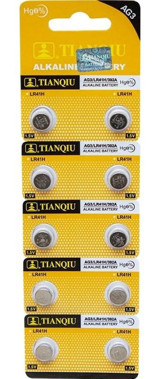 Tianqiu LR41H/392A 1.5 V Alkalin Düğme Pil 100'lü