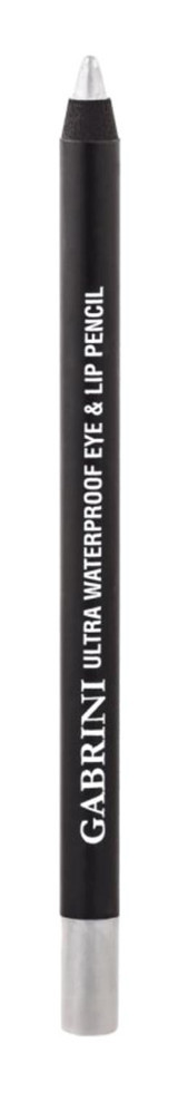 Gabrini Ultra Waterproof No:03 Metalik Simli Akmayan Açık Gri Göz Kalemi