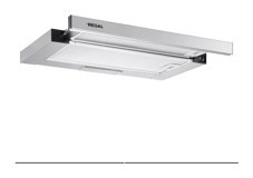 Regal AS 60100 X Gri 60 cm Aspiratör