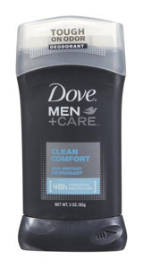 Dove Clean Comfort Pudrasız Ter Önleyici Antiperspirant Stick Erkek Deodorant 85 gr
