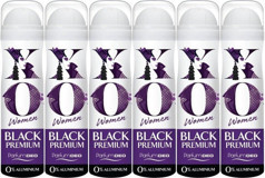 Xo Black Premium Sprey Kadın Deodorant 6x150 ml
