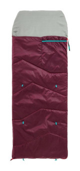 Decathlon Quechua Mh100 10 Derece Polyester Tek Kişilik Çocuk Uyku Tulumu Mor