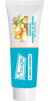 L'rouge Karanfil-Misvak Özlü-Propolis Organik Florürsüz Tüm Yaşlar Diş Macunu 125 ml