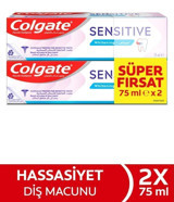 Colgate Sensitive Florürlü Tüm Yaşlar Diş Macunu 2x75 ml