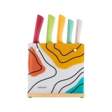 Emsan Art Plastik Saplı Çelik Gövdeli 6 Parça Bıçak Seti Seti
