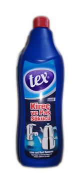 Tex Kireç ve Pas Sökücü Sıvı Mutfak ve Banyo Temizleyici 1 lt