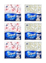 Selpak Deluxe Desenli Kağıt Peçete 120'li