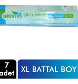 Ekomis Doğa Dostu Kokulu Battal Boy 72x95 cm Çöp Poşeti 7 Adet Mavi