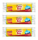 Koroplast Ekonomik Kokulu Orta Boy 55x60 cm Çöp Poşeti 3x15 Adet Mavi