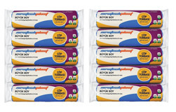 Newtechplast Kokulu Büyük Boy 65x80 cm Çöp Poşeti 10x10 Adet Mavi
