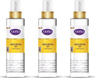 Duru Limon Çiçeği Cam Şişe Kolonya 3x180 ml