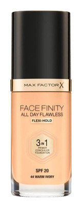 Max Factor FaceFinity All Day Flawless Güneş Koruyuculu Likit Şişe Fondöten