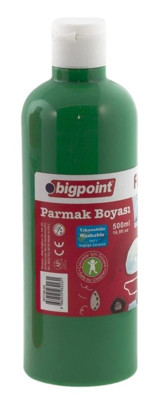 Bigpoint BP749-55 Yıkanabilir 500 ml Tekli Yeşil Parmak Boyası