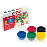 Bigpoint BP749-06 Yıkanabilir 35 ml 6'lı Çok Renkli Parmak Boyası