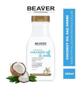 Beaver Hindistan Cevizli Sülfatsız Nemlendirici Kuru Saçlar İçin Unisex Saç Kremi 350 ml