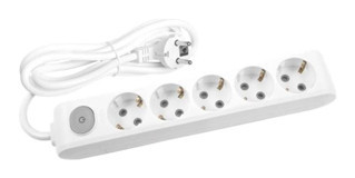 Viko Eko 5'li Soket 5 metre USB Kablolu Çiftli Akım Korumalı Priz