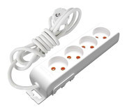 Mutlusan Ri-Tech 4'lü Soket 3 metre USB Kablolu Çiftli Akım Korumalı Priz