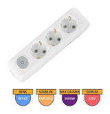 Viko Multi-Let 90117300 3'lü Soket Kablosuz USB Kablosuz Çiftli Akım Korumalı Priz