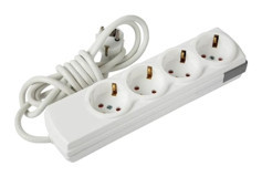 Mutlusan Olimpia 4'lü Soket 5 metre USB Kablolu Çiftli Akım Korumalı Priz