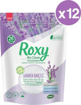 Dalan Roxy Bio Clean Renkliler ve Beyazlar İçin 26 Yıkama Toz Deterjan 12x800 gr