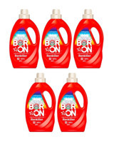 Boron Doğal Mineralli Renkli ve Beyazlar İçin Konsantre 130 Yıkama Sıvı Deterjan 5x1.69 lt