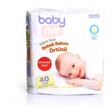 Baby Me Alezli Tek Kullanımlık Su Geçirmez 60x90 cm 40'lı Alt Açma Örtüsü