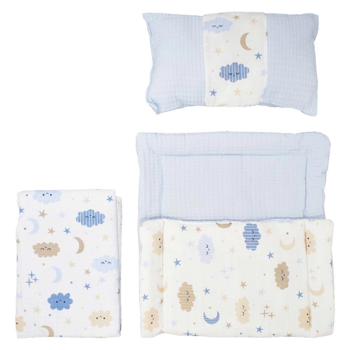 Sebi Bebe 9215 Yastıklı Silinebilir Yıkanabilir 64x34 cm 3'lü Alt Açma Minderi