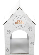Prigo Katlanır İç-Dış Mekan Karton Köpek Kulübesi