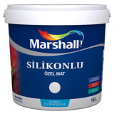 Marshall Su Bazlı Silikonlu Mat İç Cephe Boyası 2.5 lt Deniz Kabuğu