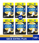 Orkid Ultra Antialerjik Normal 20'li Hijyenik Ped 6 Adet