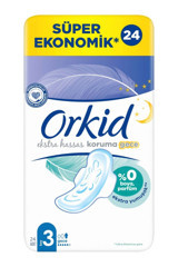 Orkid Ekstra Hassas Koruma Antialerjik Normal 24'lü Hijyenik Ped 1 Adet