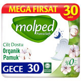Molped Pure & Soft Organik Normal 30'lu Hijyenik Ped 1 Adet