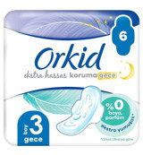 Orkid Extra Hassas Normal 6'lı Hijyenik Ped 1 Adet