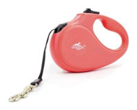 Doggie L Makaralı Ayarlanabilir Boyun Köpek Tasması Pembe