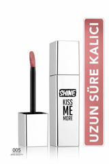 Flormar Shine Kiss Me More Lls 005 Bare Beauty Kalıcı Dudak Dolgunlaştırıcı Parlak Likit Ruj