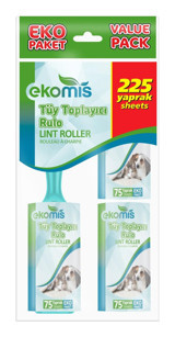 Ekomis 3 Adet Tüy Toplama Rulosu