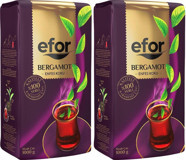 Efor Bergamot Aromalı Çay 1Kg. 2'Li Set
