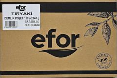 Efor Tiryaki Jumbo Demlik Poşet Çay 40 Gr X 150 Adet (Dökme Koli)