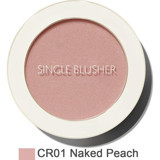 The Saem Single Naked Peach Işıltılı Toz Allık