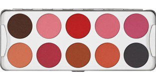 Kryolan 10 Colors Mat Toz Allık