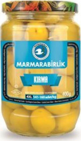 Marmarabirlik Az Tuzlu Salamura Yeşil Zeytin Kavanoz 400 gr