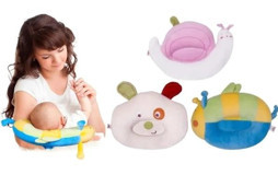 Sevi Bebe Ayıcık Desen Elyaf Yıkanabilir Çok Renkli Emzirme Yastığı