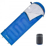 Kingcamp Oase 250 -12 Derece Polyester 3 Mevsim Kamp Tek Kişilik Yetişkin Uyku Tulumu Mavi