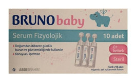 Abdi İbrahim Bruno Baby Deniz Suyu 10'lu Damla Serum Fizyolojik 5 Ml