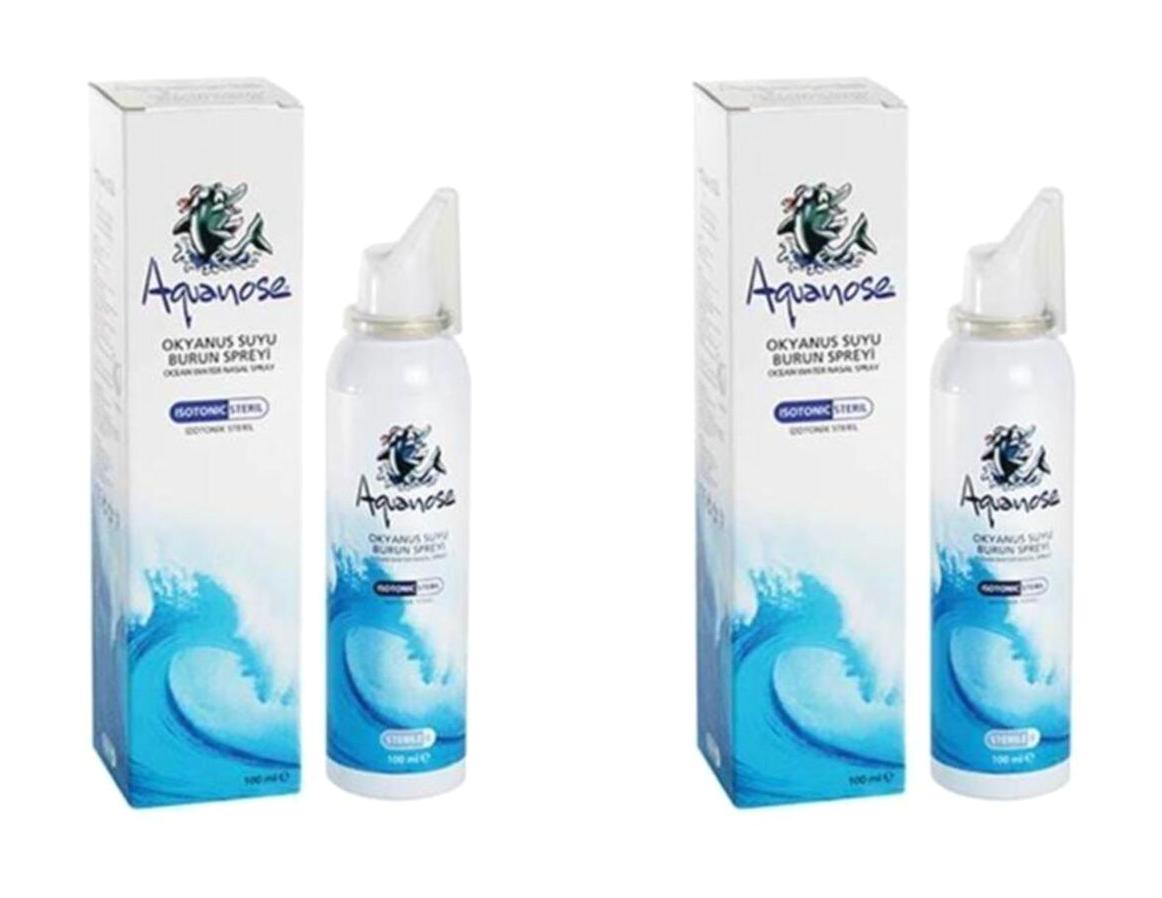 Aquanose İzotonik Okyanus Suyu 2'li Burun Spreyi 100 Ml
